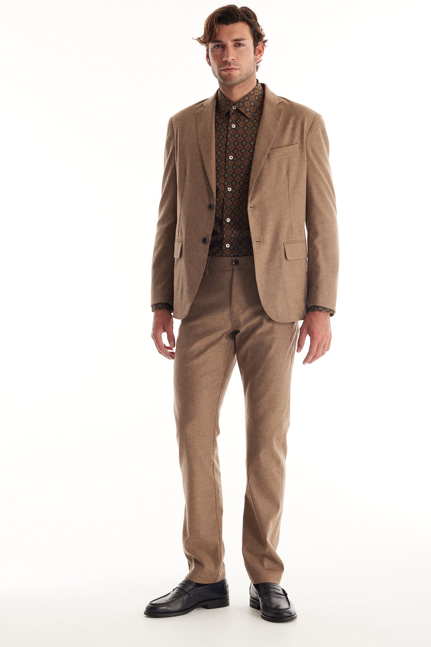 Camel Pinstripe