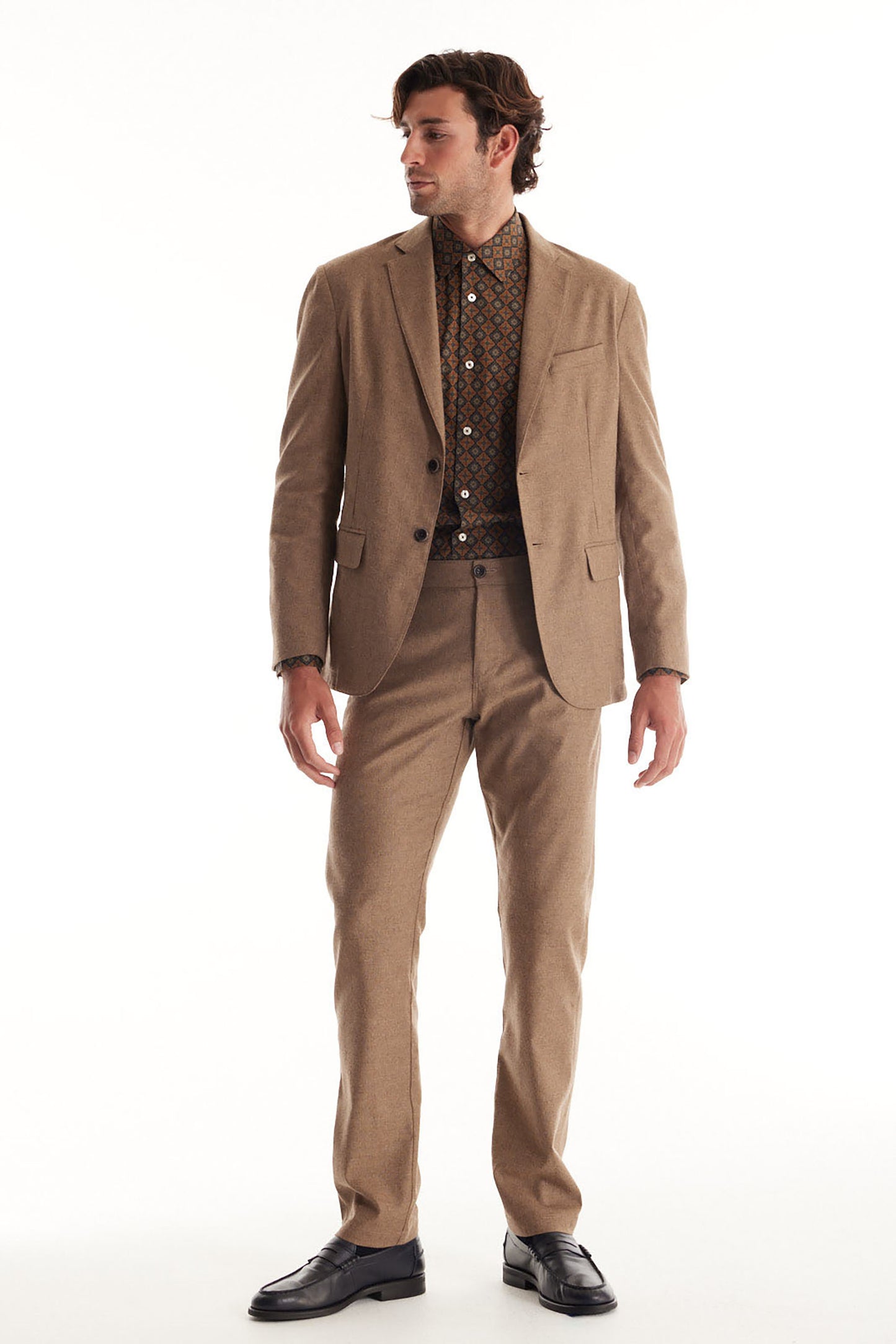 Camel Pinstripe