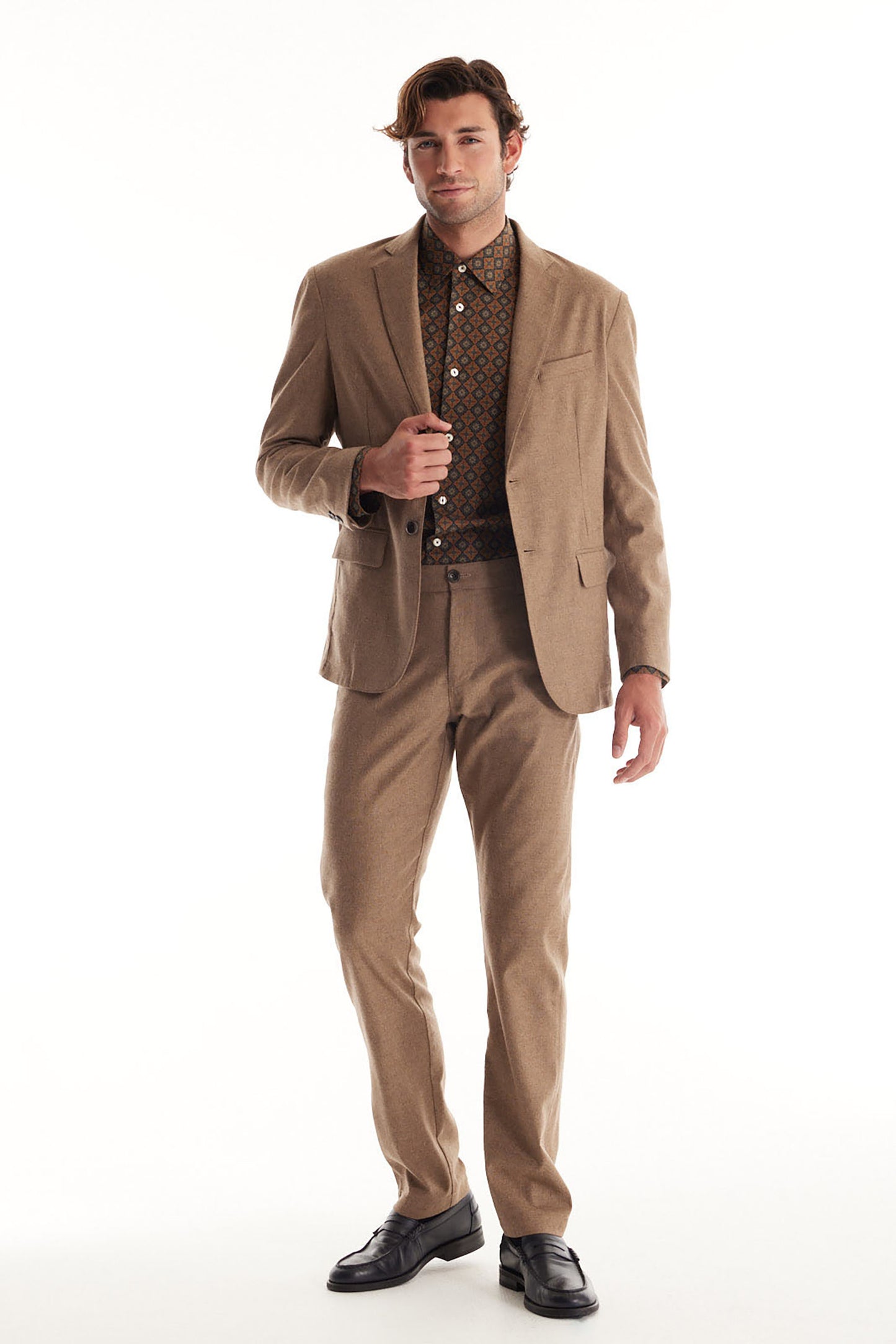 Camel Pinstripe