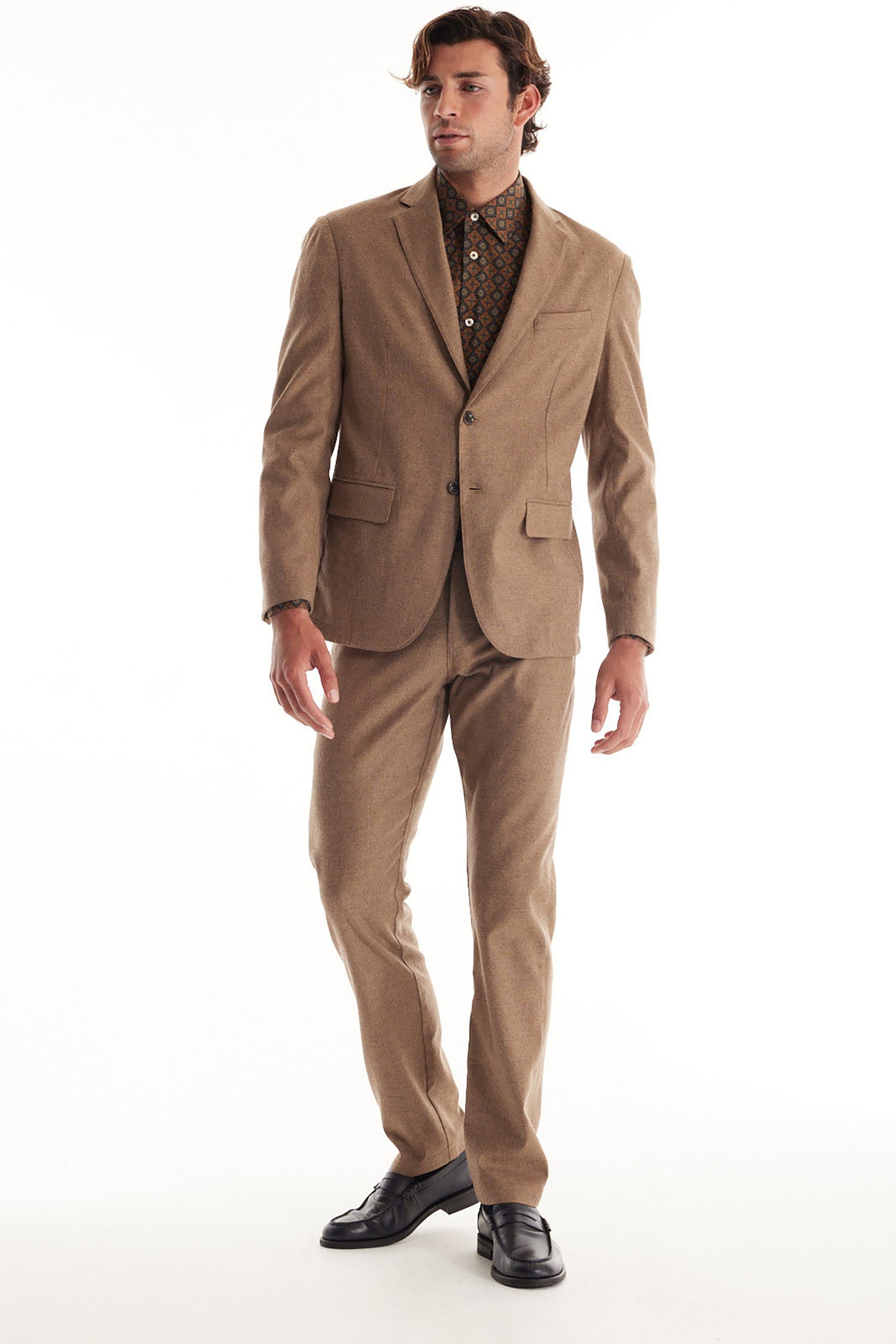 Camel Pinstripe