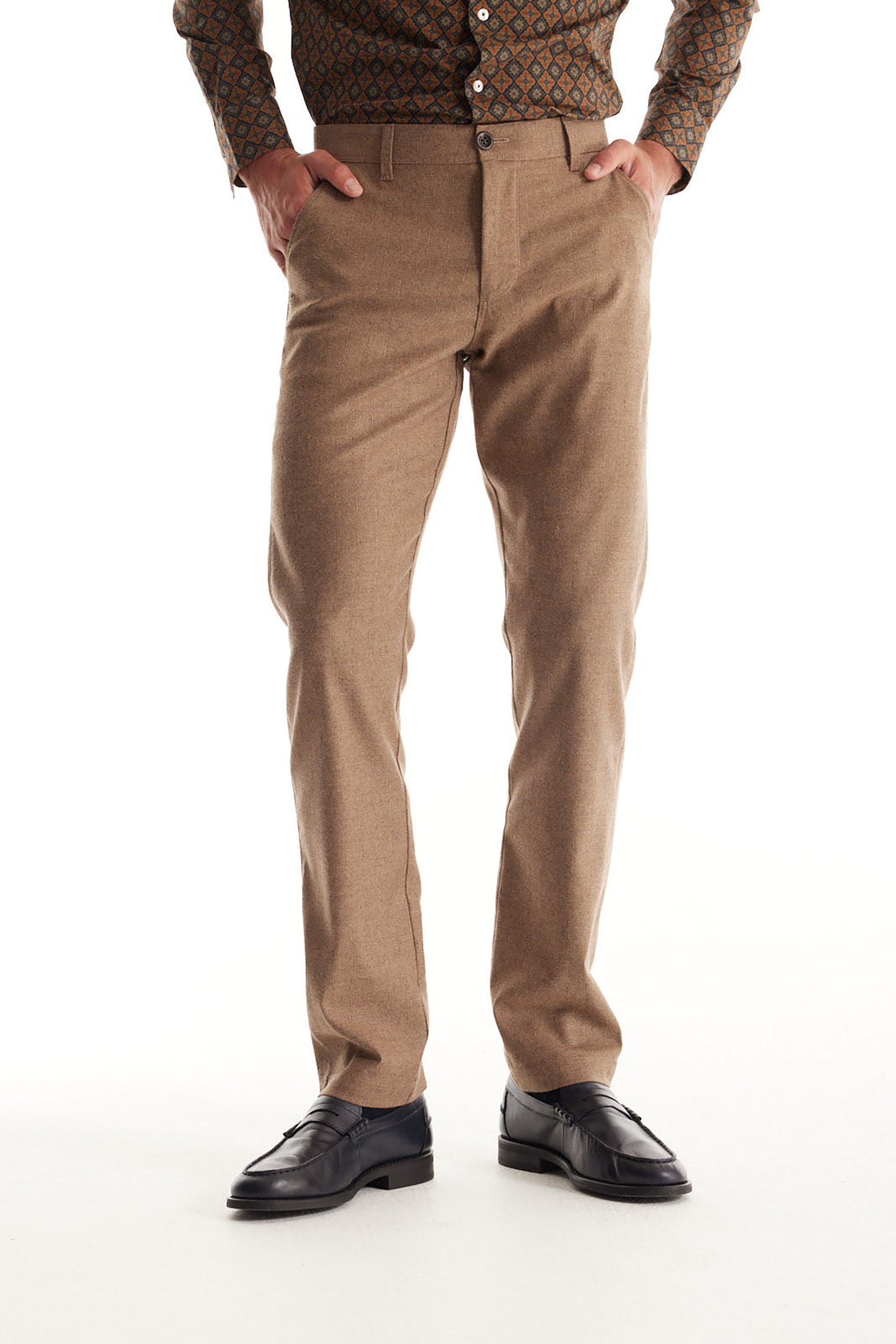Camel Pinstripe