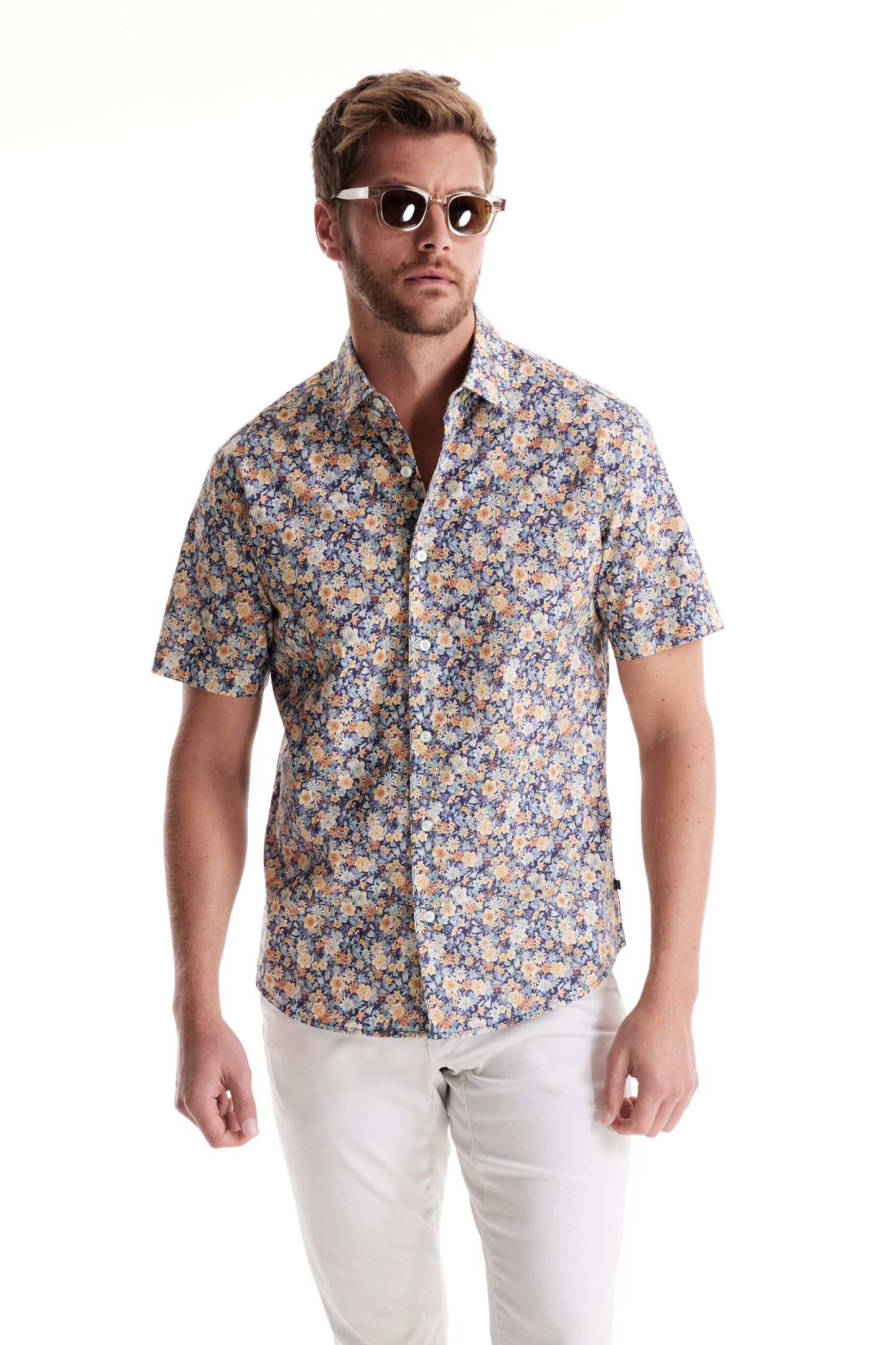 Aqua Gardenia Print