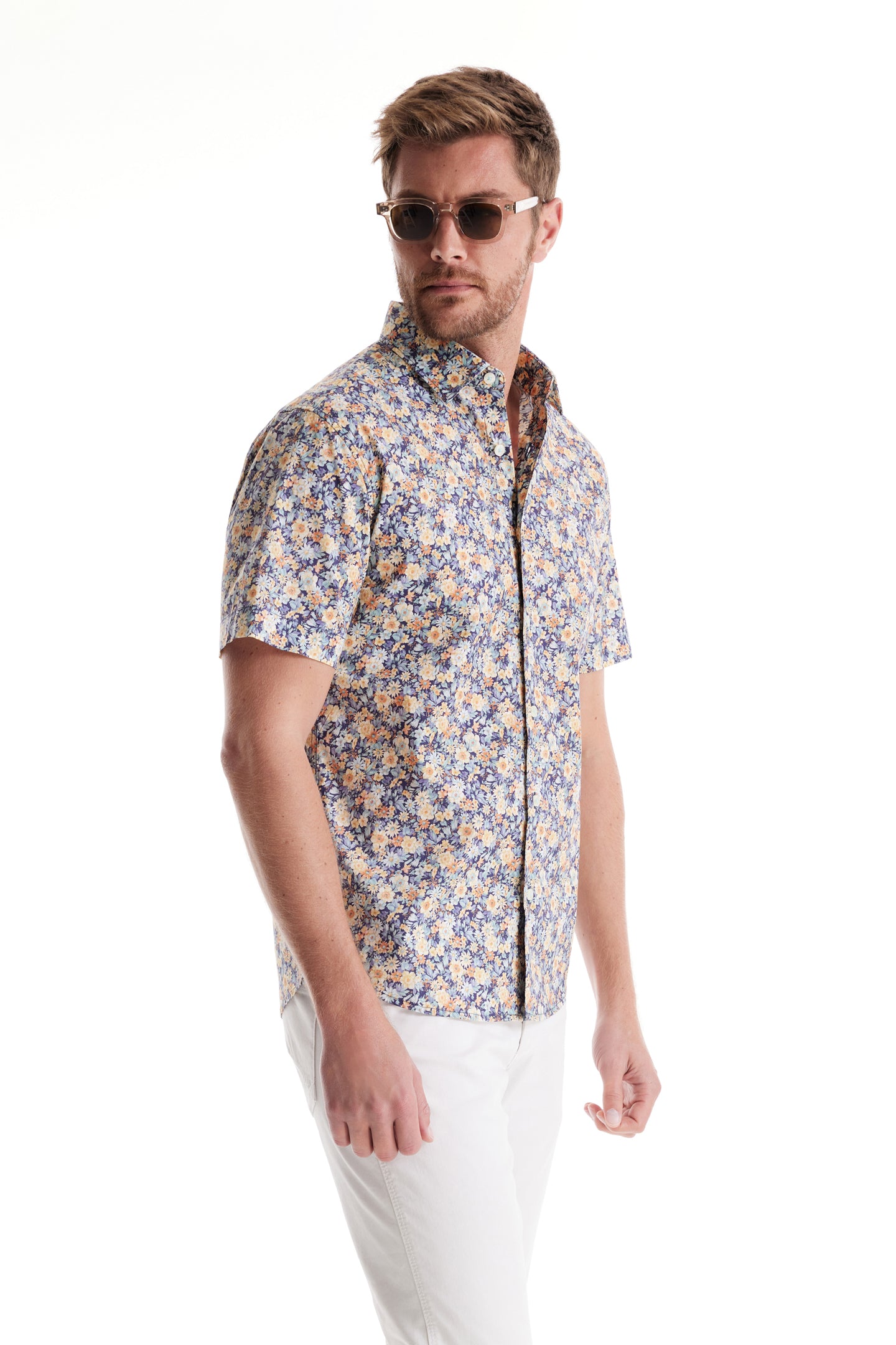 Aqua Gardenia Print