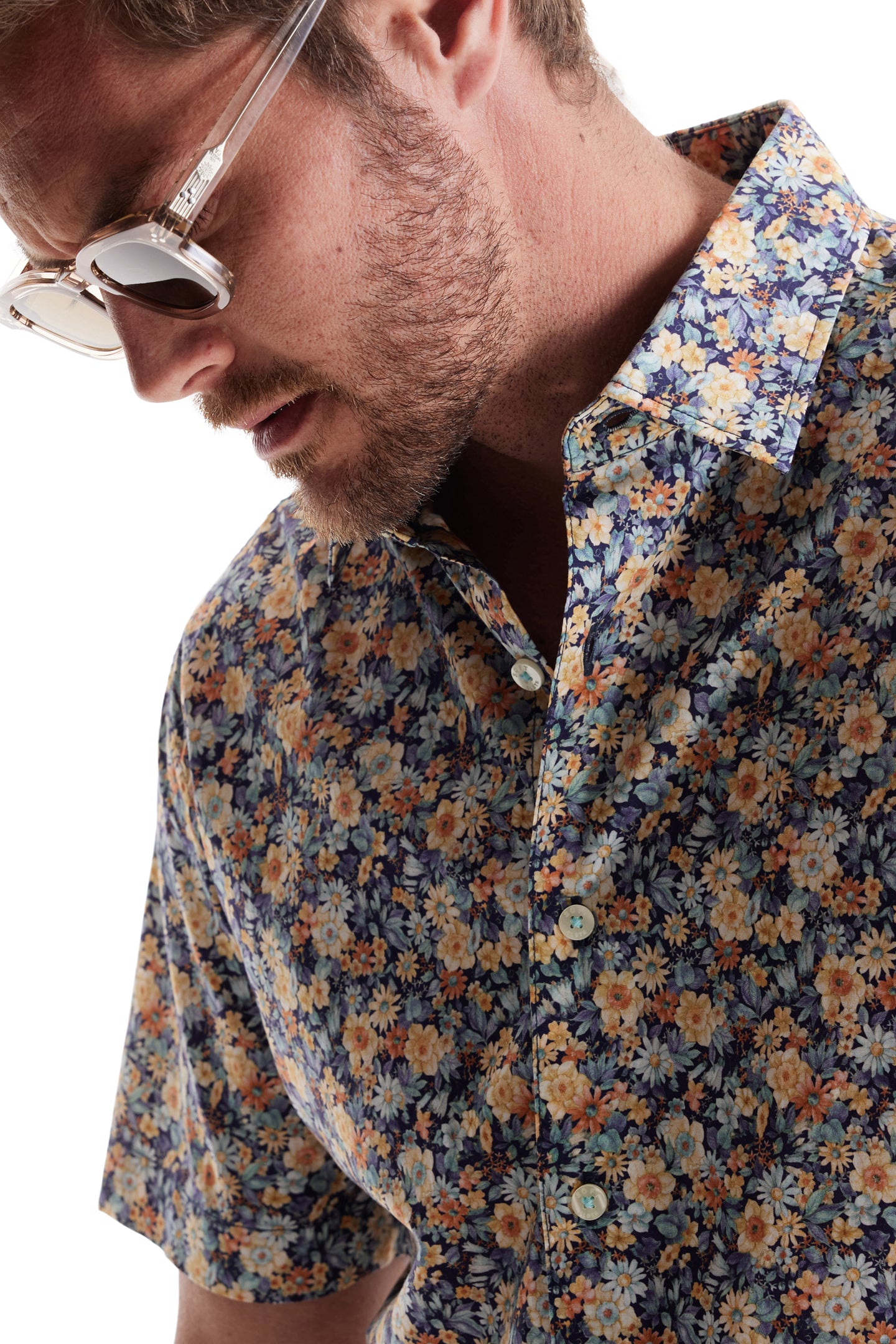 Aqua Gardenia Print