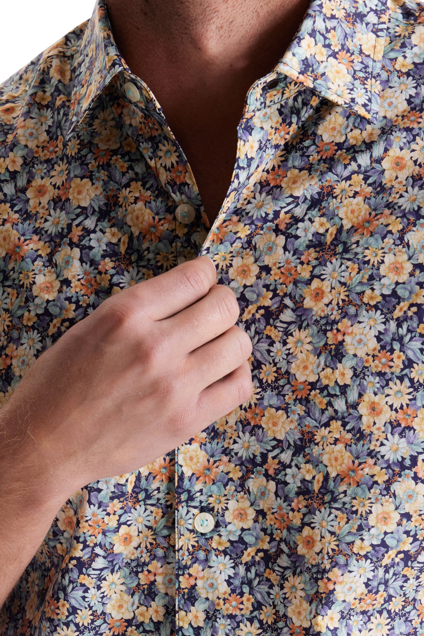 Aqua Gardenia Print