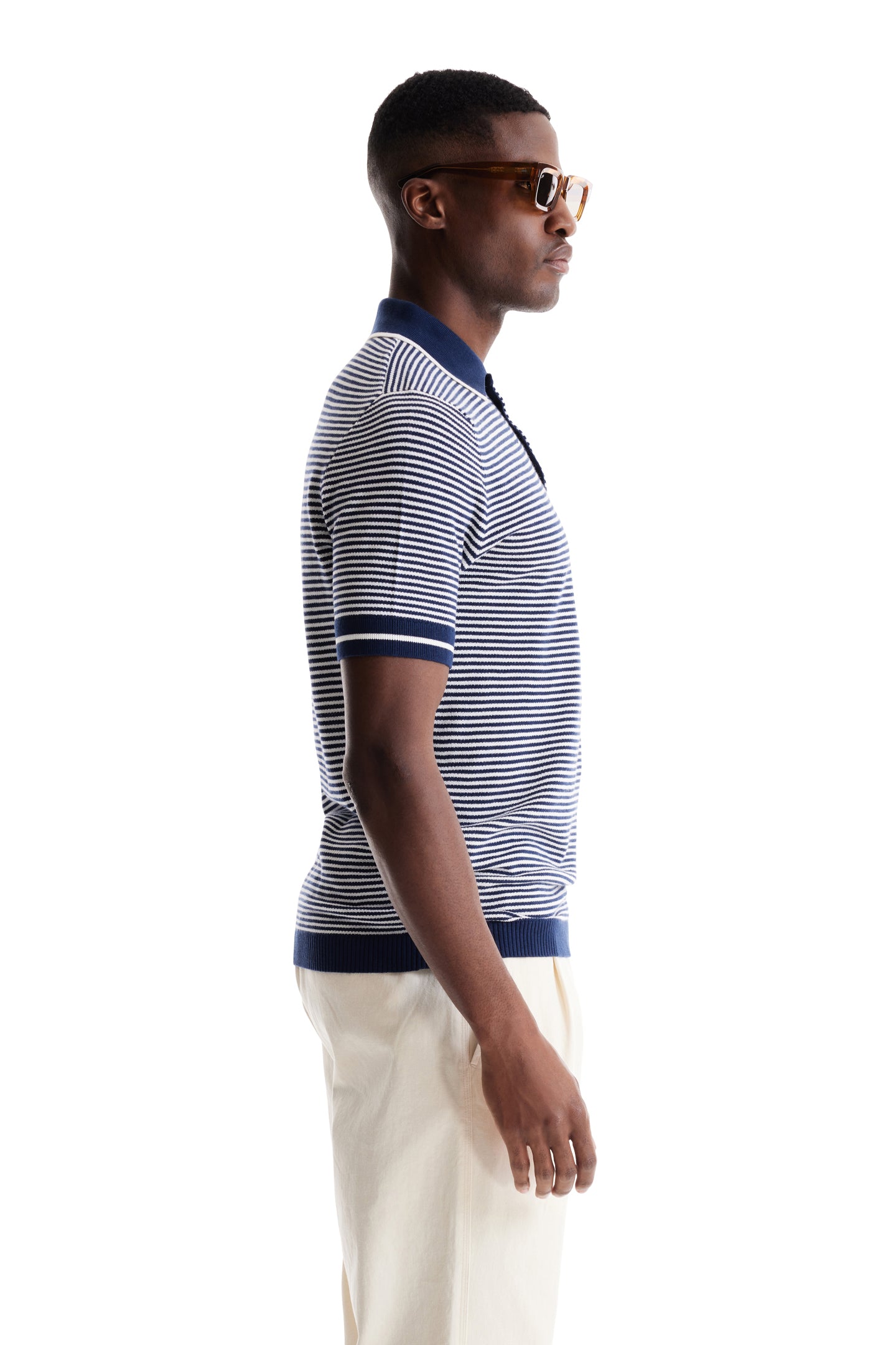 Navy / White