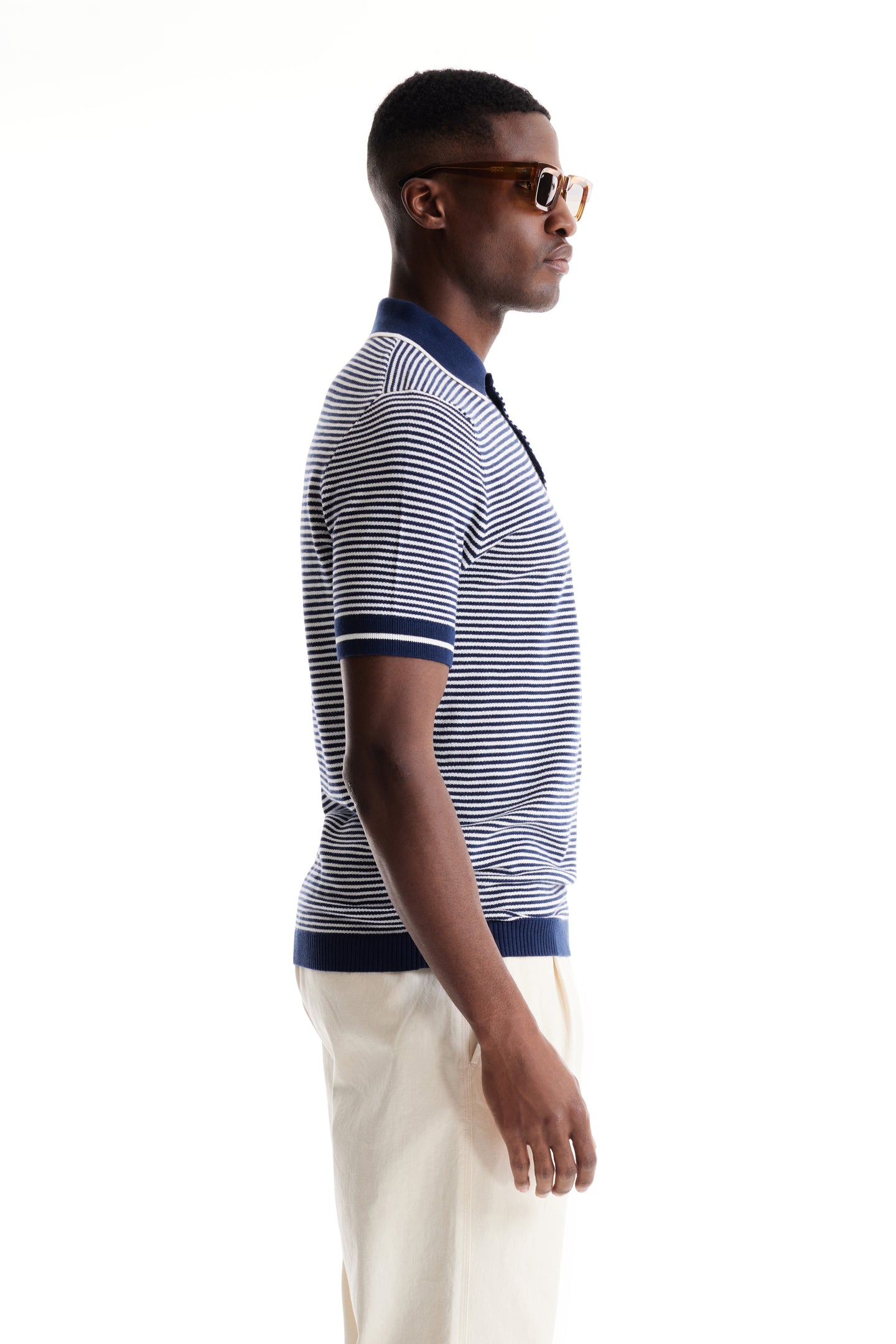 Navy / White