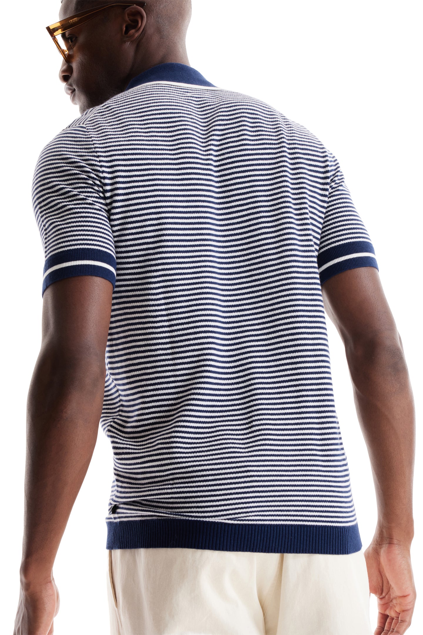 Navy / White
