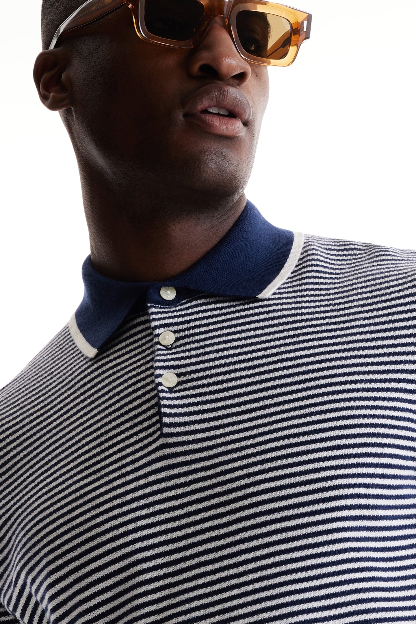 Navy / White