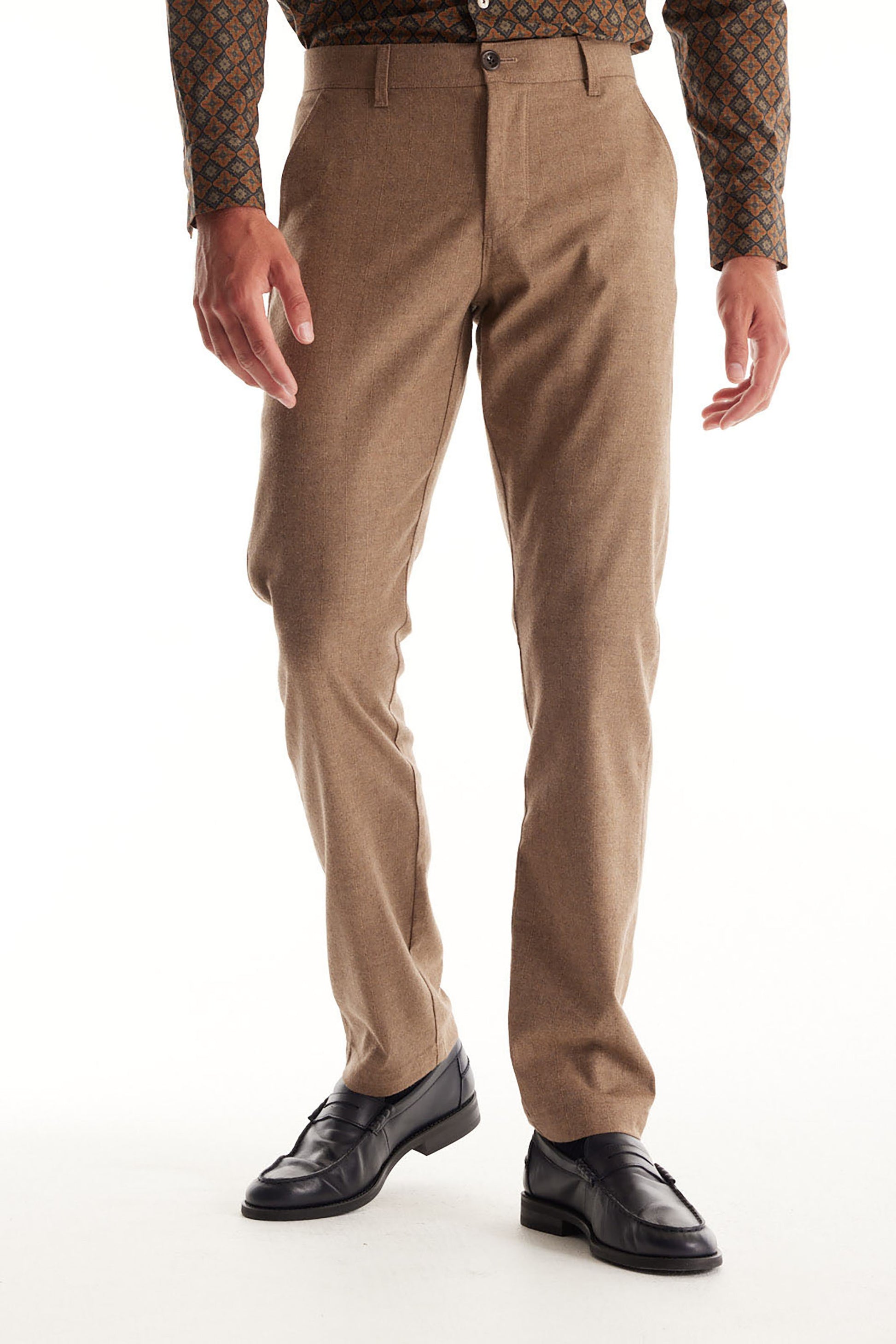 Dress Pants in Heather Pinstripe Dress Pants in Heather Pinstripe