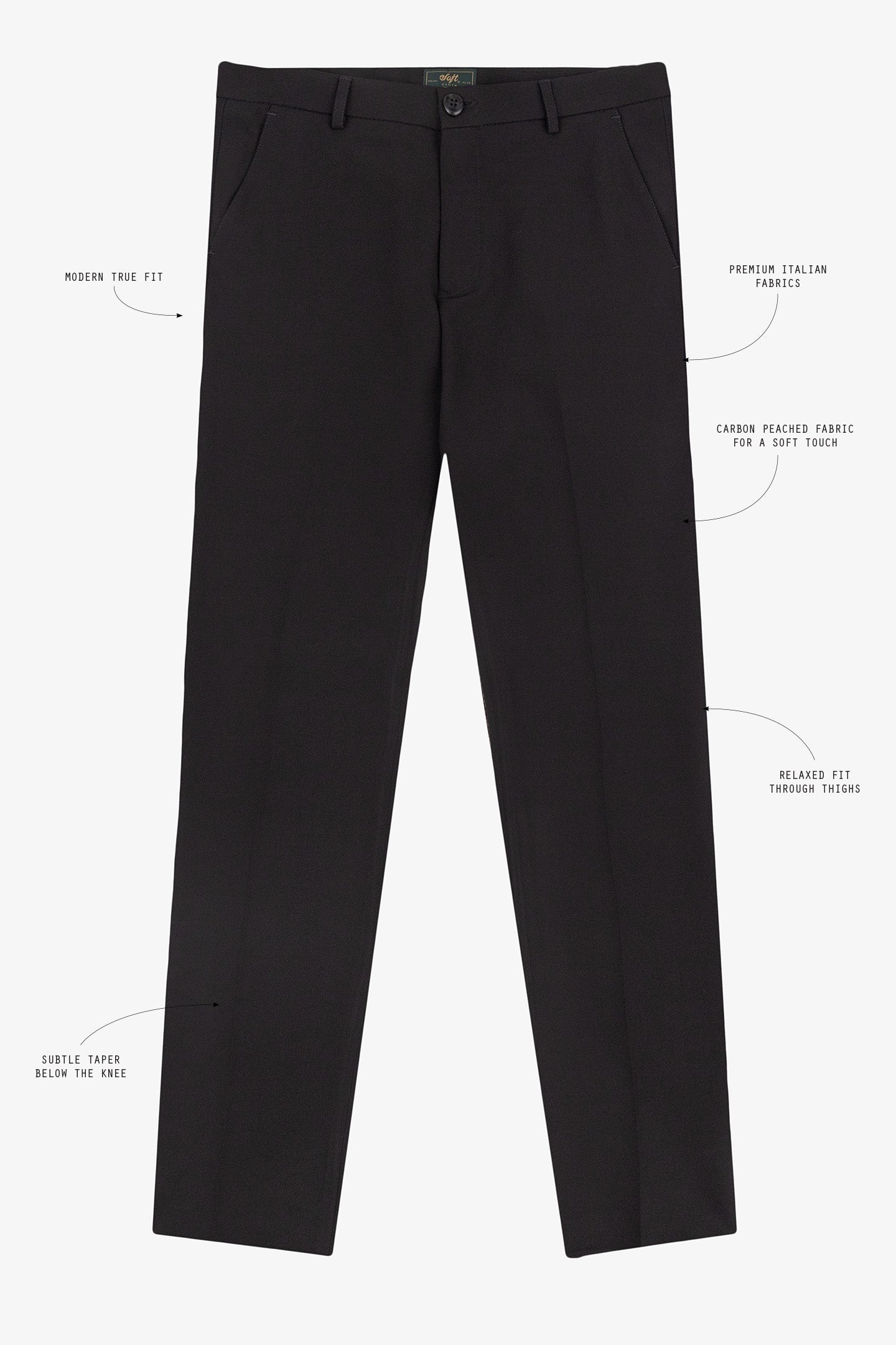 Dress Pants in Soft City Twill